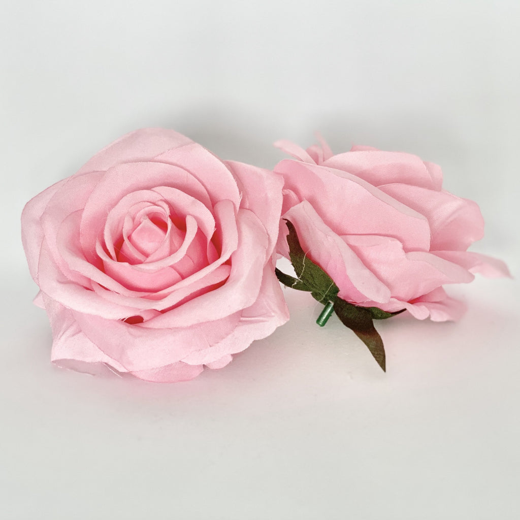 3" Medium Hot Pink Rose Hot Pink Artificial Flower Pink Artificial Rose Hot Pink Silk Flower Bright Pink Silk Flower Hot Pink Wedding Flower