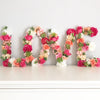 Love Sign love decor love wall art love wedding sign love nursery sign love room decor love shower decor floral letters baby name sign