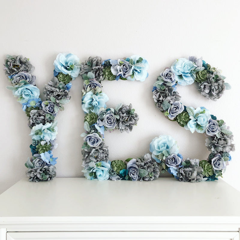 yes to the dress sign I said yes sign engagement photo prop engagement prop proposal ideas wedding sign floral letter