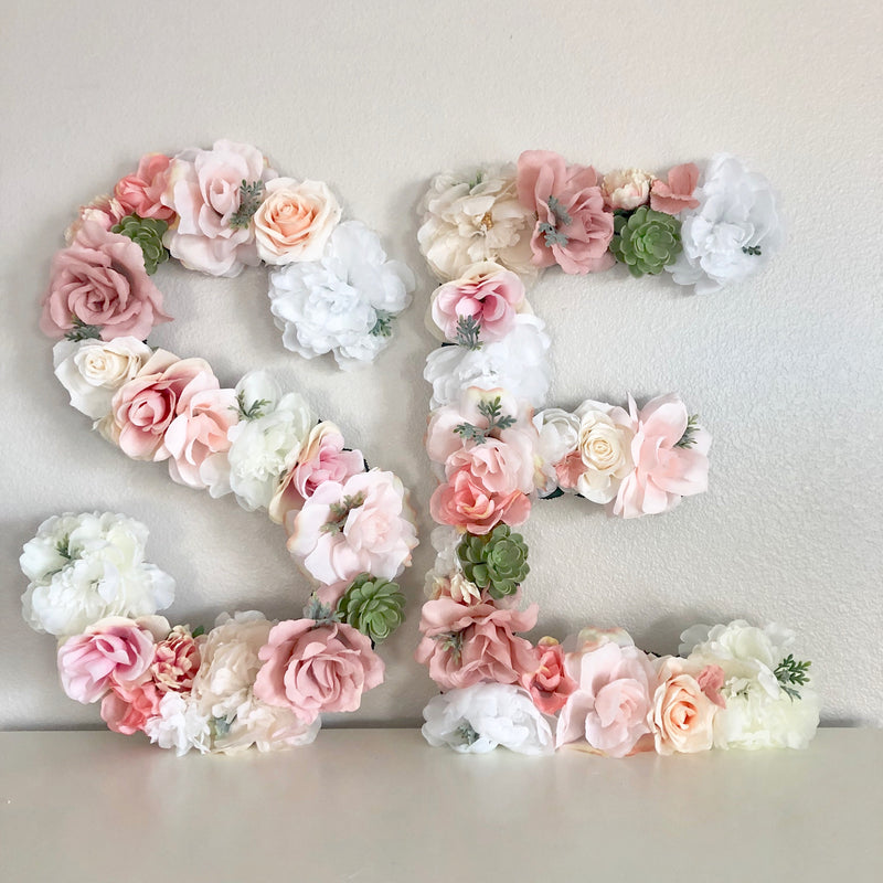 floral initials flower monogram monogram decor girl monogram floral letters flower letters