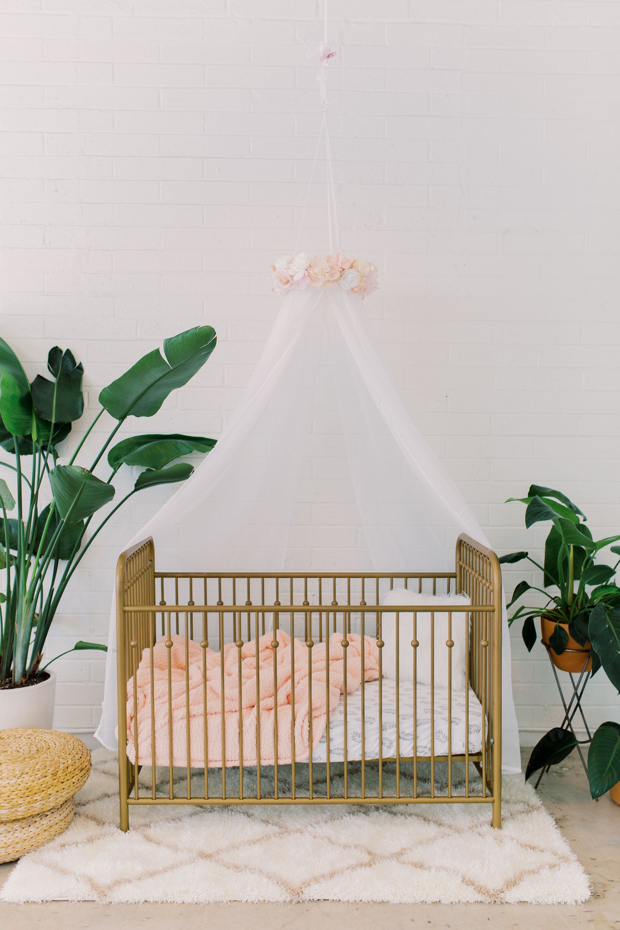 Baby girl nursery canopy outlet