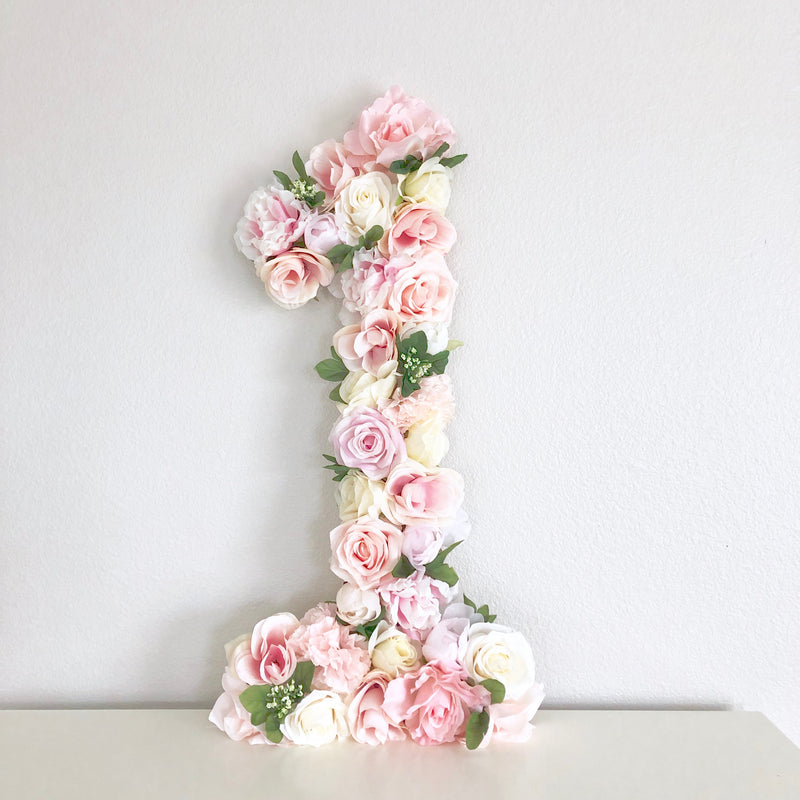 flower birthday party floral birthday number flower number floral number