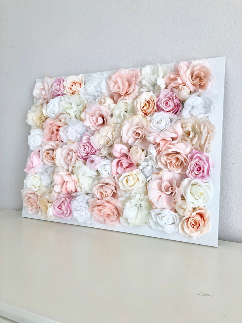 flower wall hanging custom flower wall pink and gold nursery blush and gold nursery blush and gold shower flower wall 