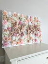 Rose gold nursery rose gold name sign flower wall rose gold room decor rose gold decor rose gold wall art