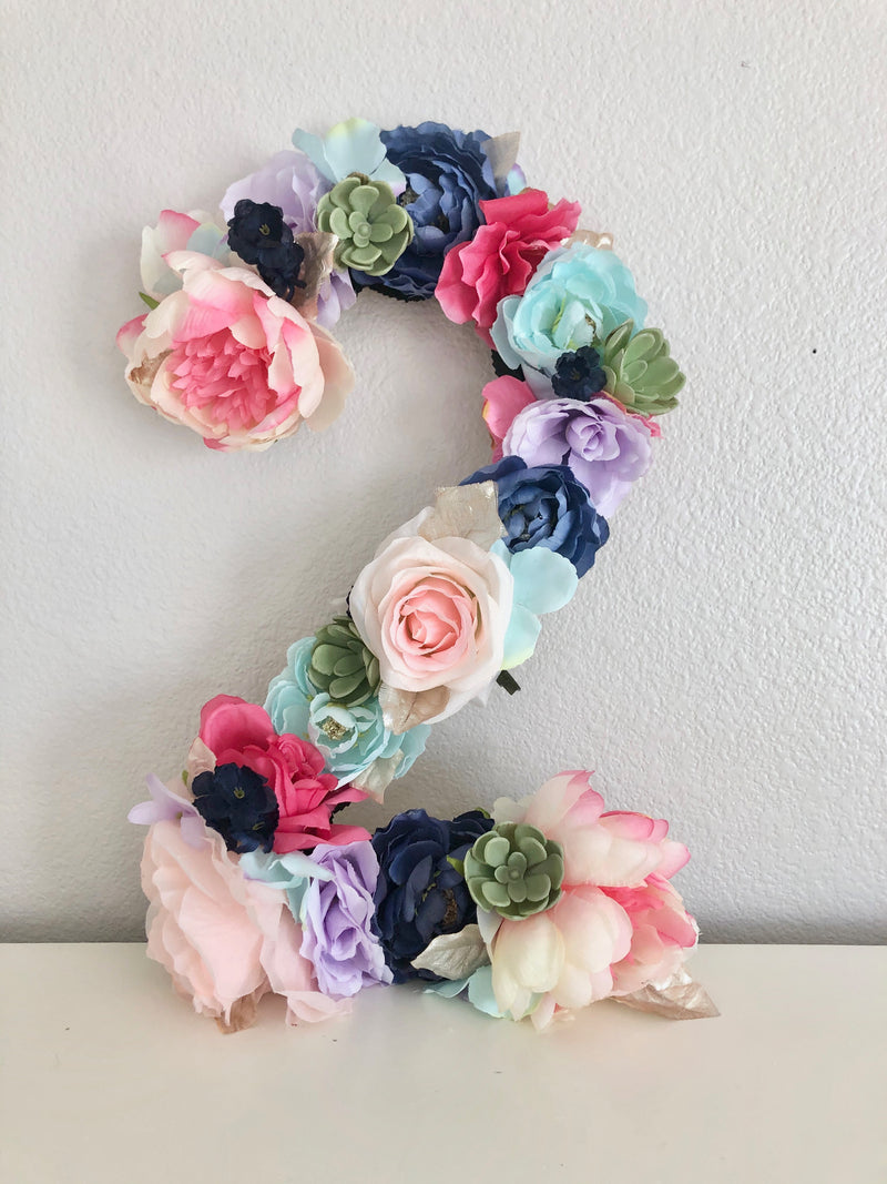 second birthday decor floral birthday party decor 2nd birthday number