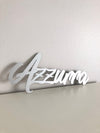 wood name sign acrylic name sign