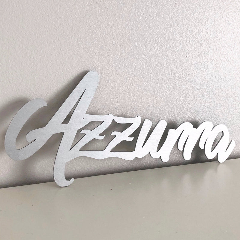 wood name sign acrylic name sign