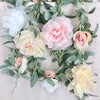 custom garland lambs ear garland peony garland rose garland blush garland 