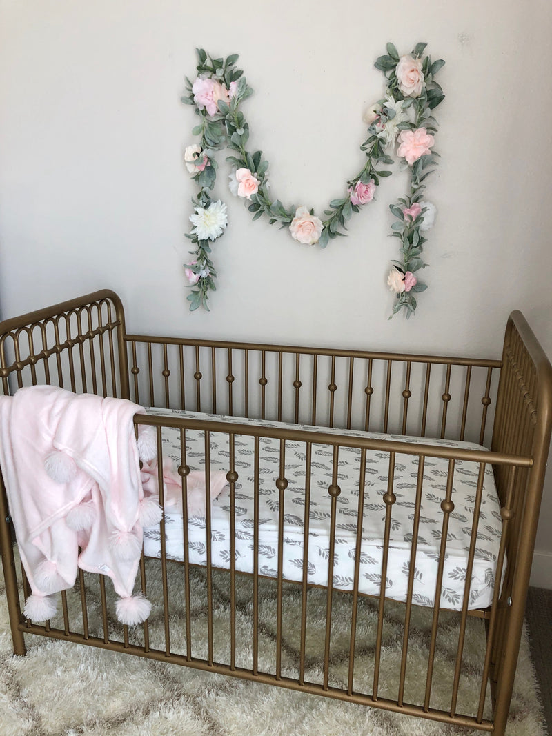 baby shower gift girl baby shower decor bridal shower decor nursery decor girl nursery floral garland