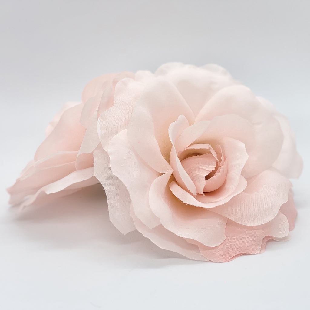 5" Large Blush Pink Rose Pale Pink Rose Light Pink Rose Artificial Rose Blush Pink Silk Flower Pale Pink Flower Blush Flower Blush Wedding