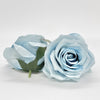 3.5" Dusty Tiffany Blue Rose Blue Artificial Rose Blue Silk Flowers Dusty Blue Flowers Dusty Blue Wedding Flower Tiffany Blue Wedding Flower
