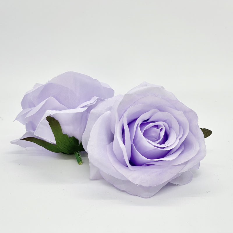 3" Light Lavender Rose Lilac Rose Artificial Lavender Rose Artificial Light Purple Flower Lavender Silk Flower Light Purple Silk Flower