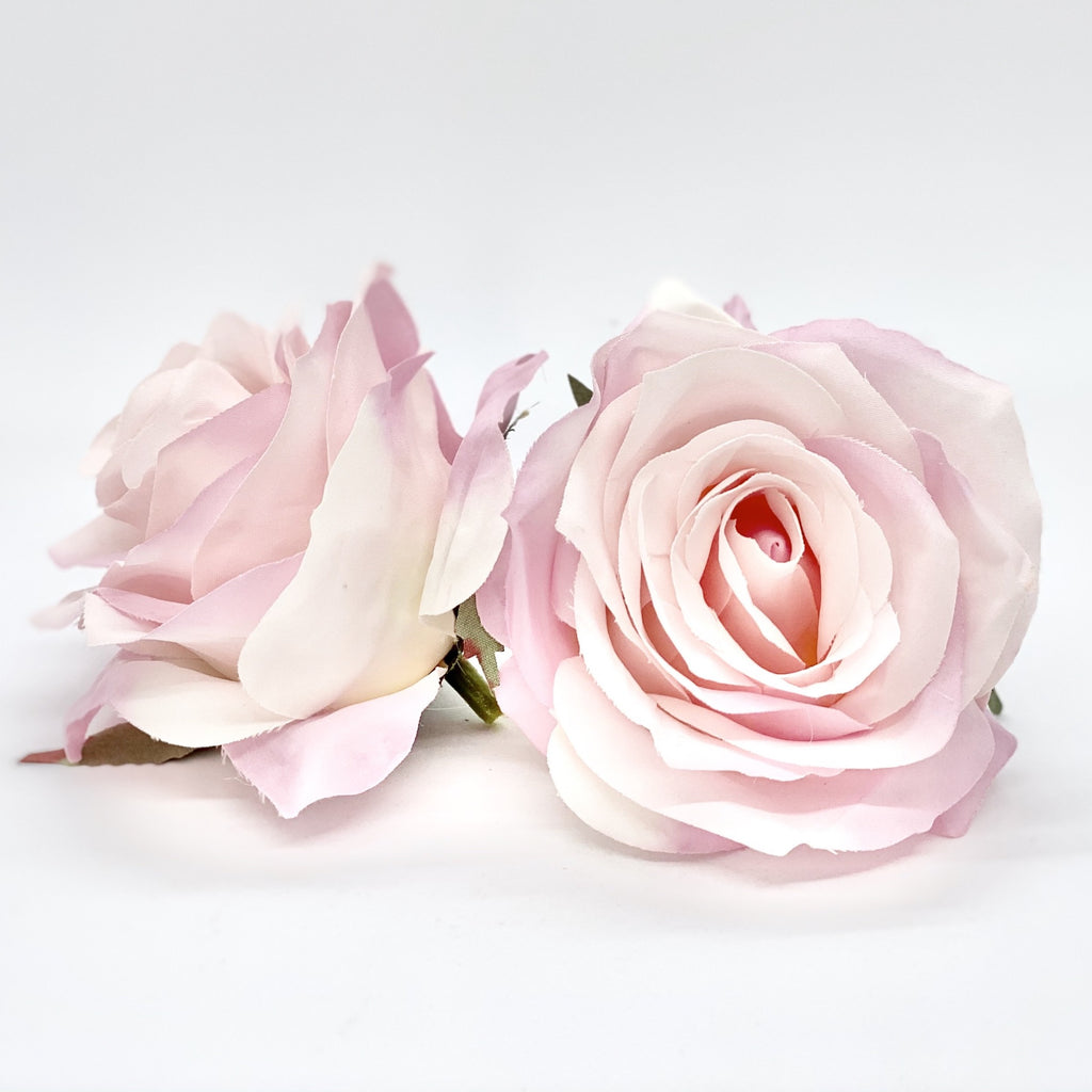 3.5" Light Pink Rose Light Pink Artificial Rose Pale Pink Flower Pink Silk Flower Wedding Cake Flower Decor Wedding Flower Blush Pink Rose