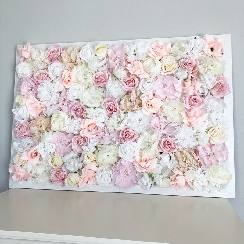 custom flower wall blush flower wall floral wall hanging flower wall hanging peony wall decor rose wall decor girl nursery decor girl