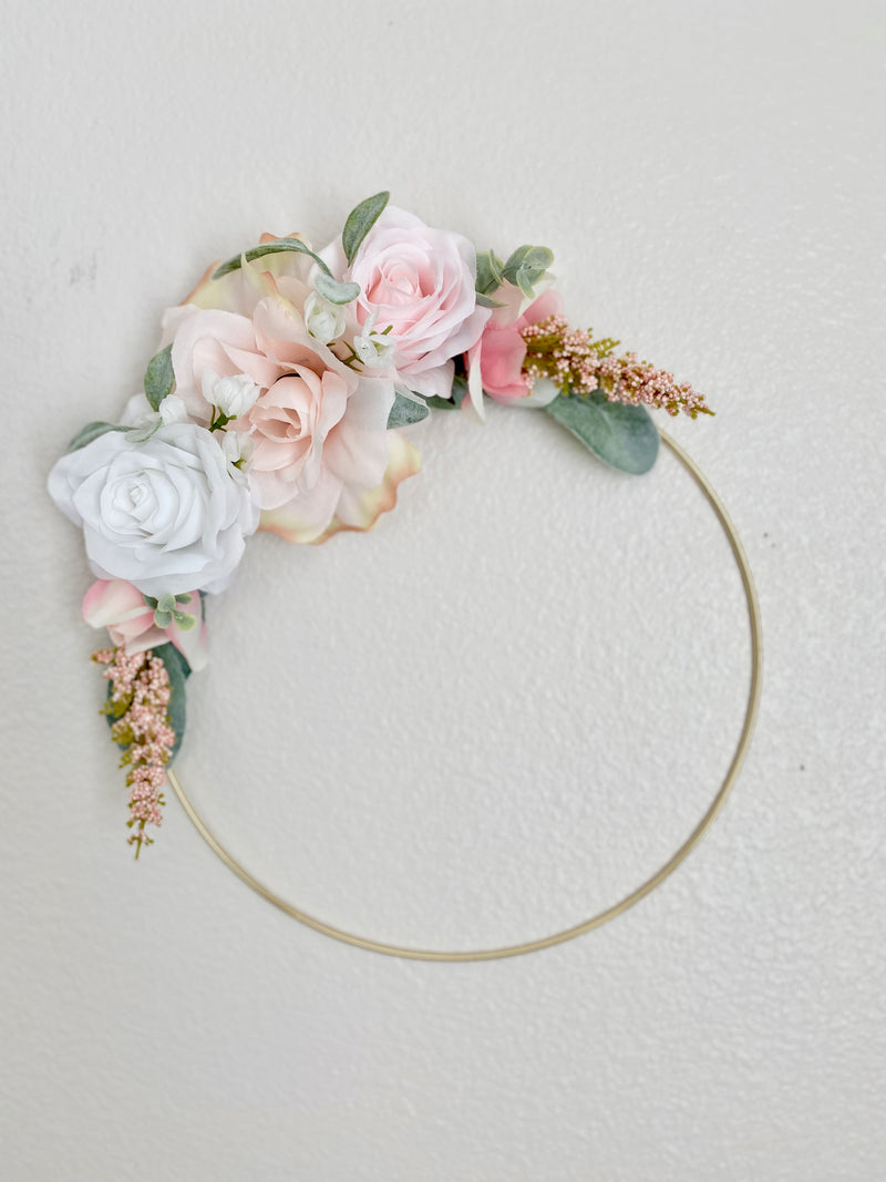 Floral Hoop Wreath