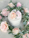 Personalized Custom Cake Topper, Girl Birthday Cake Topper, Wedding Cake Topper, Floral Cake Topper, Flower Cake Topper, 1st Birthday Cake