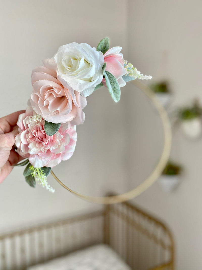 Floral Hoop Wreath