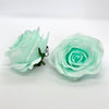 3" Artificial Aqua Mint Flower Aqua Artificial Rose Head Mint Artificial Flowers Turquoise Flower Crown Mint Wedding Decor Aqua Wedding
