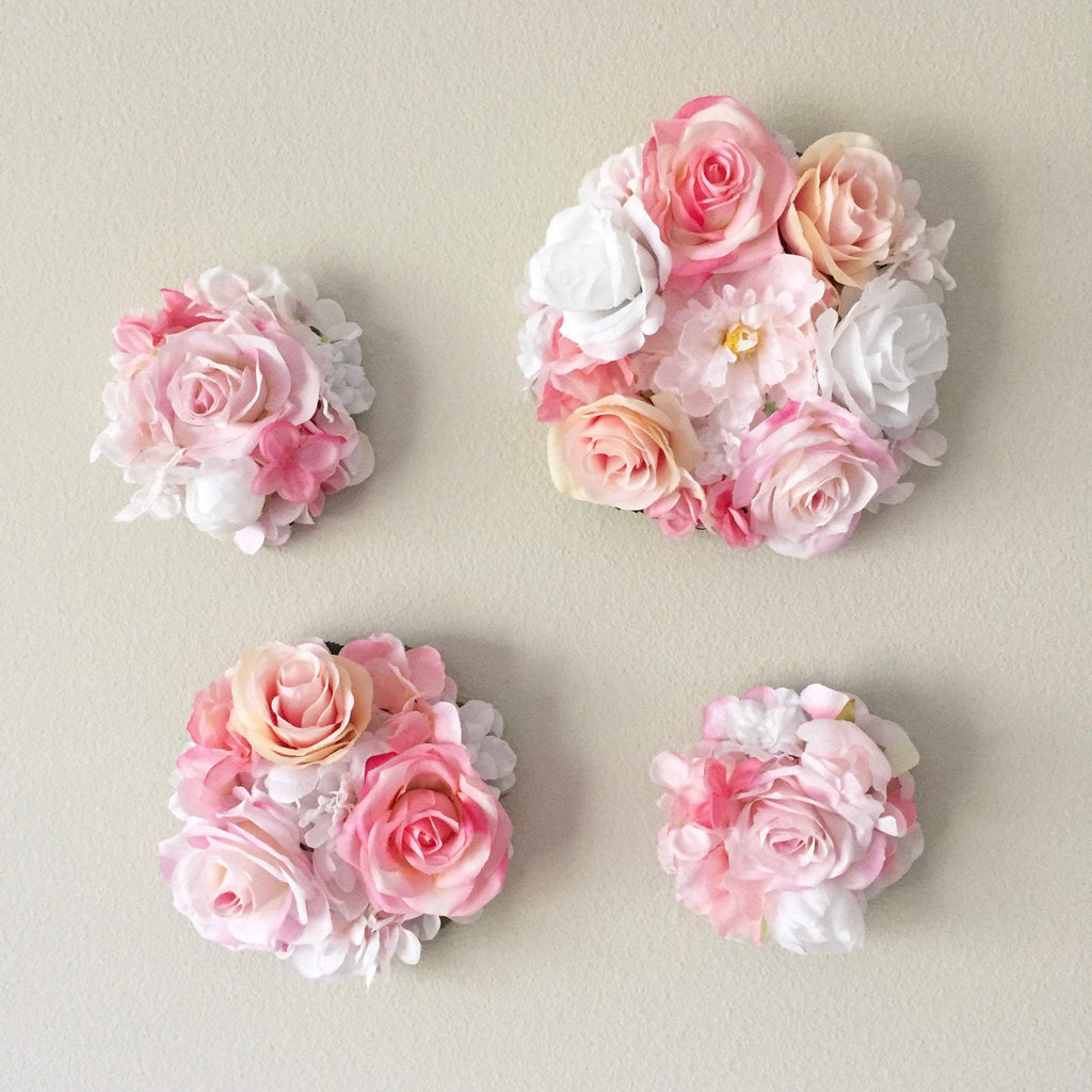 blush flower wall decor floral nursery decor floral girl decor flower bubble 