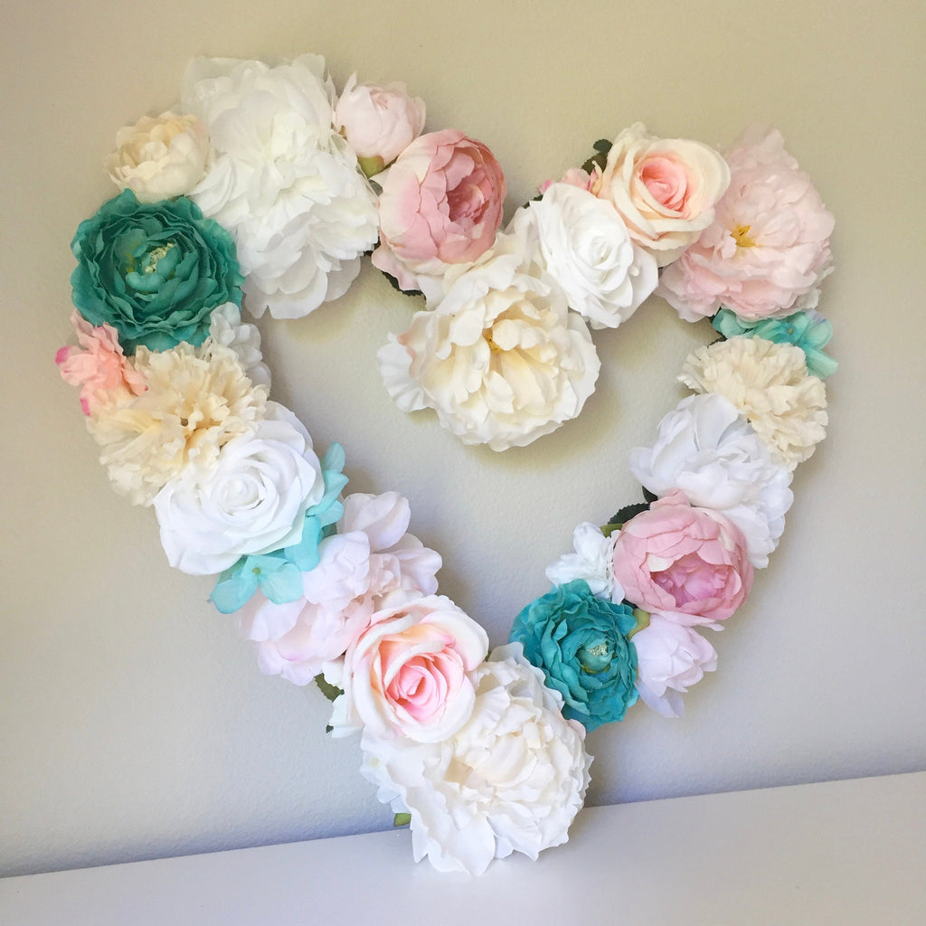 floral wall decor bridal shower