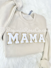GIRL MAMA / BOY MAMA Patch Crewneck Sweatshirt