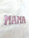 MAMA Chenille Letter Patches