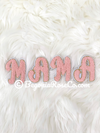 MAMA Chenille Letter Patches