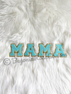 MAMA Chenille Letter Patches